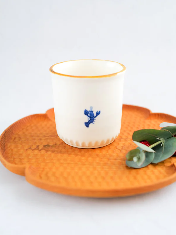 豬口型日本茶杯|螯蝦